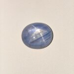 Natural Star Blue Sapphire Oval Cabochon Loose Gemstone