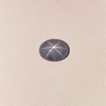 Star Blue Sapphire ST-014 featuring a rich royal blue natural gemstone with a brilliant star-like asterism effect and polished luxurious finish.