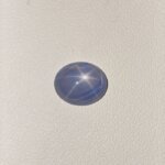 Star Blue Sapphire ST-015 featuring a deep velvety blue natural gemstone with a radiant star-like asterism effect and polished premium finish.