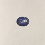 Star Blue Sapphire ST-016 featuring a rich royal blue natural gemstone with a luminous star-like asterism effect and polished premium finish.