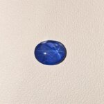 Star Blue Sapphire ST-019 featuring a deep velvety blue natural gemstone with a luminous star-like asterism effect and polished elegant finish.