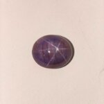 Natural Star Ruby Oval Cabochon Gemstone with Six-Rayed Star Effect Certified Loose Stone
