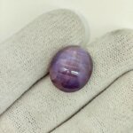 Natural Star Ruby Oval Cabochon Loose Gemstone