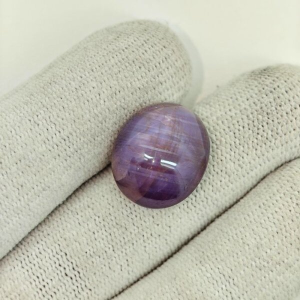 Natural Star Ruby Oval Cabochon Loose Gemstone
