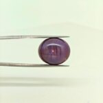 Natural Star Ruby Oval Cabochon Loose Gemstone