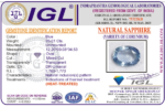 Natural Ceylon Blue Sapphire Gemstone - Image 6
