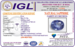 Natural Certified Sri Lankan (Ceylon) Blue Sapphire - Image 5
