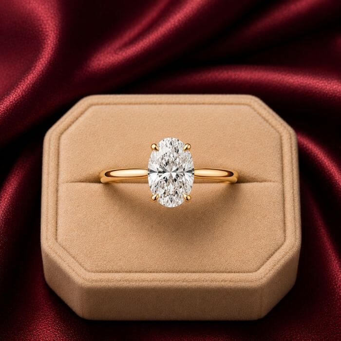 Solitaire Ring featuring a sparkling single centerpiece diamond set in an elegant timeless ring design with refined brilliance.