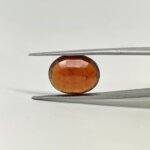Certified African Hessonite Garnet – Premium Oval Cut Loose Gomed Gemstone - Image 4