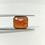 Natural African Hessonite Garnet – Premium Radiant Cut Gomed Stone - Image 4
