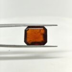 Natural African Hessonite Garnet – Premium Radiant Cut Gomed Stone - Image 3