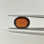 Certified African Hessonite Garnet – Premium Oval Cut Loose Gomed Gemstone - Image 3