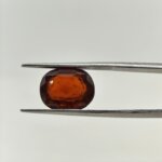 Natural African Hessonite Garnet – Premium Oval Cut Gomed Stone - Image 3