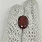 Certified African Hessonite Garnet – Premium Oval Cut Loose Gomed Gemstone - Image 2