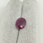 Natural African Ruby 6.30 Carat Oval Cut Lab Certified Ruby | Genuine Manik Gemstone - Image 2