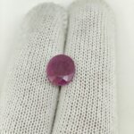 Natural African Ruby 5.45 Carat Oval Cut Lab Certified Ruby Gemstone | Premium Manik - Image 2