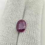 Natural African Ruby 7.35 Carat Oval Cut Lab Certified Ruby Gemstone | Premium Manik Stone - Image 2
