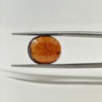 Natural African Hessonite Garnet – Luxury Oval Cut Gomed Stone - Image 4
