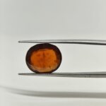 Natural African Hessonite Garnet – Luxury Oval Cut Gomed Stone - Image 3