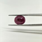 Natural African Ruby 6.25 Carat Oval Cut Lab Certified Ruby | Genuine Manik Gemstone - Image 4