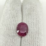 Natural African Ruby 6.25 Carat Oval Cut Lab Certified Ruby | Genuine Manik Gemstone - Image 2