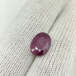 Natural African Ruby 6 Carat Oval Cut Lab Certified Ruby Gemstone | Premium Manik Stone - Image 2