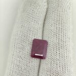 Buy Natural African Ruby 6.15 Carat Emerald Cut | Lab Certified Manik Stone - Image 2