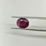 Natural African Ruby 5.95 Carat Oval Cut Lab Certified Ruby Gemstone | Genuine Manik - Image 5