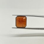 Natural African Hessonite Garnet – Radiant Cut Loose Gomed Stone - Image 4
