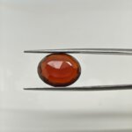Natural & Certified African Hessonite Garnet – Finest Oval Cut Gomed Stone - Image 4