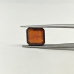 Natural African Hessonite Garnet – Radiant Cut Loose Gomed Stone - Image 3