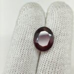 Natural & Certified African Hessonite Garnet – Finest Oval Cut Gomed Stone - Image 2