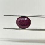Natural African Ruby 9.60 Carat Oval Cut Lab Certified Ruby Gemstone | Premium Manik Stone - Image 5