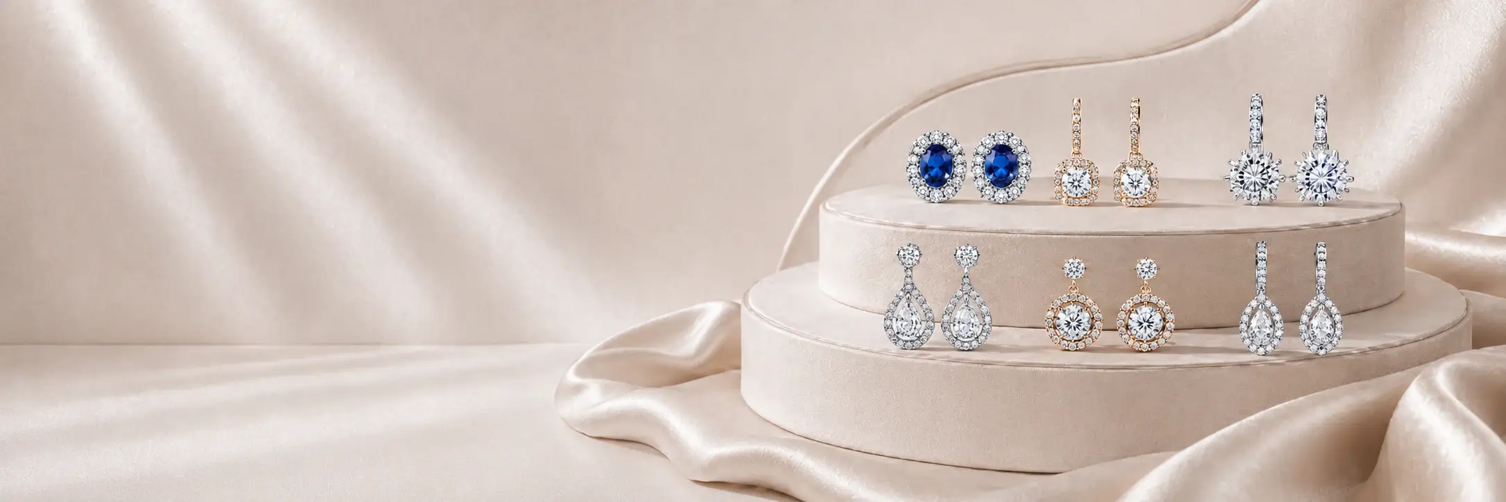 CVD Diamond Earrings