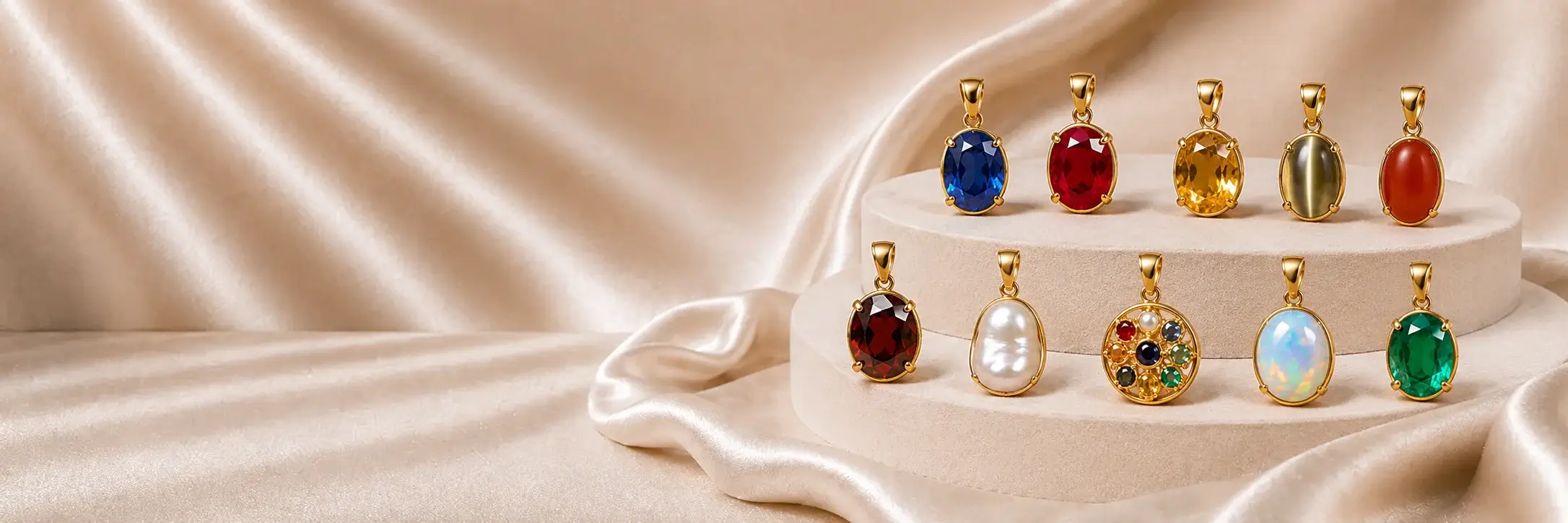 Rashiratan pendants