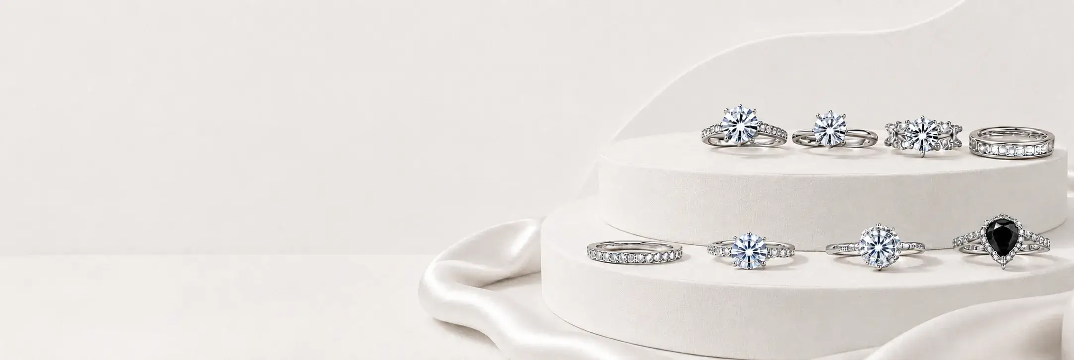 Moissanite Rings