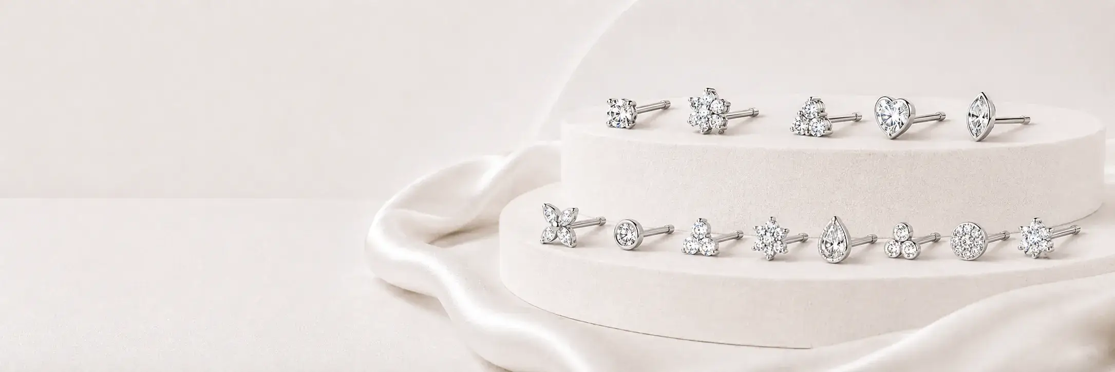 Moissanite Nose Pin