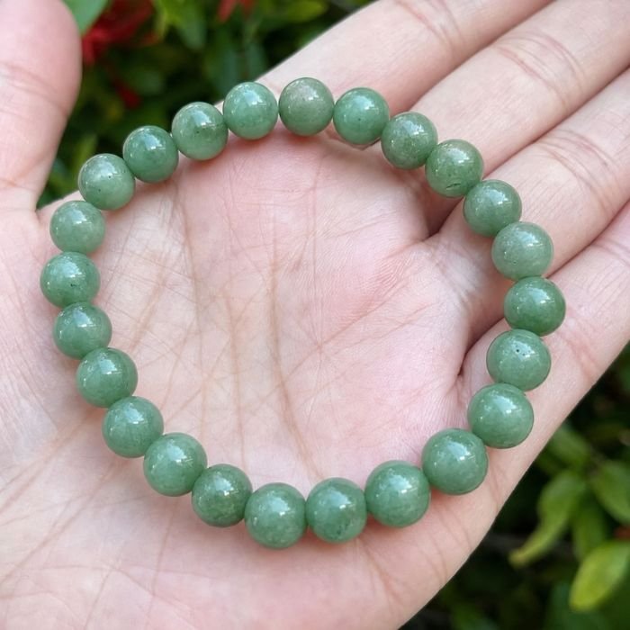 Buy Natural Green Aventurine Bracelet Online | Premium Green Aventurine Crystal Bracelet for Luck, Prosperity, Positive Energy & Daily Wear