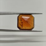 Natural African Hessonite Garnet – Radiant Cut Premium Gomed Gemstone - Image 3