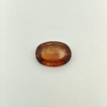 Natural Sri Lankan Hessonite Garnet honey brown oval gemstone HG-033