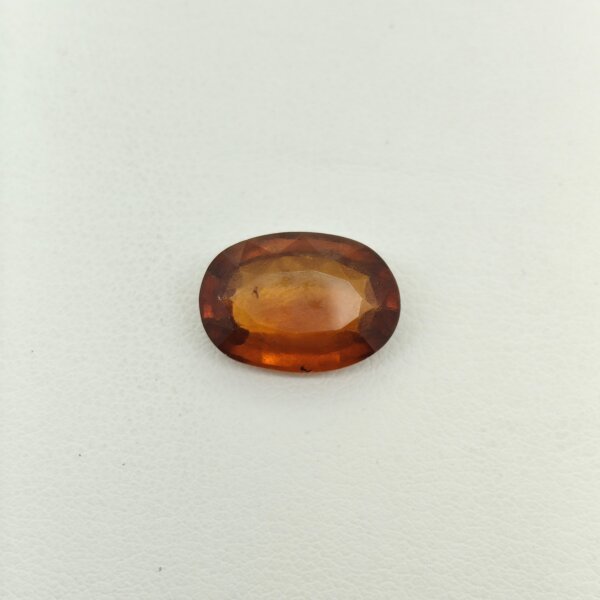 Natural Sri Lankan Hessonite Garnet honey brown oval gemstone HG-033
