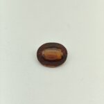 Natural Sri Lankan Hessonite Garnet honey brown oval gemstone HG-034