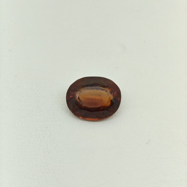 Natural Sri Lankan Hessonite Garnet honey brown oval gemstone HG-034