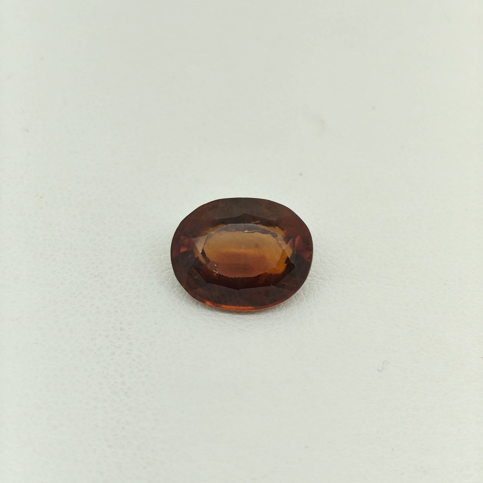Natural Sri Lankan Hessonite Garnet honey brown oval gemstone HG-034