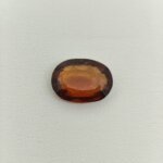 Natural Sri Lankan Hessonite Garnet honey brown oval gemstone HG-035