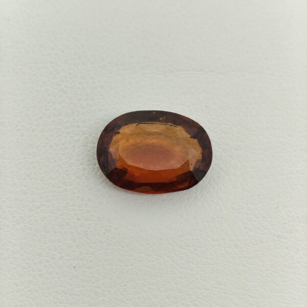 Natural Sri Lankan Hessonite Garnet honey brown oval gemstone HG-035
