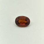 Natural Sri Lankan Hessonite Garnet honey brown oval gemstone HG-036