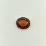 Natural Sri Lankan Hessonite Garnet honey brown oval gemstone HG-037