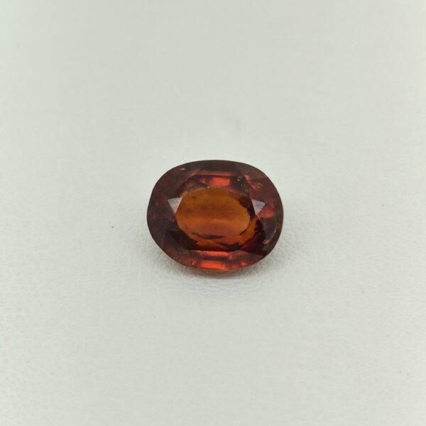 Natural Sri Lankan Hessonite Garnet honey brown oval gemstone HG-040