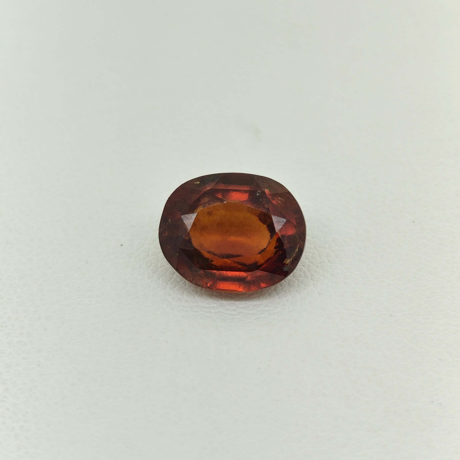 Natural Sri Lankan Hessonite Garnet honey brown oval gemstone HG-040